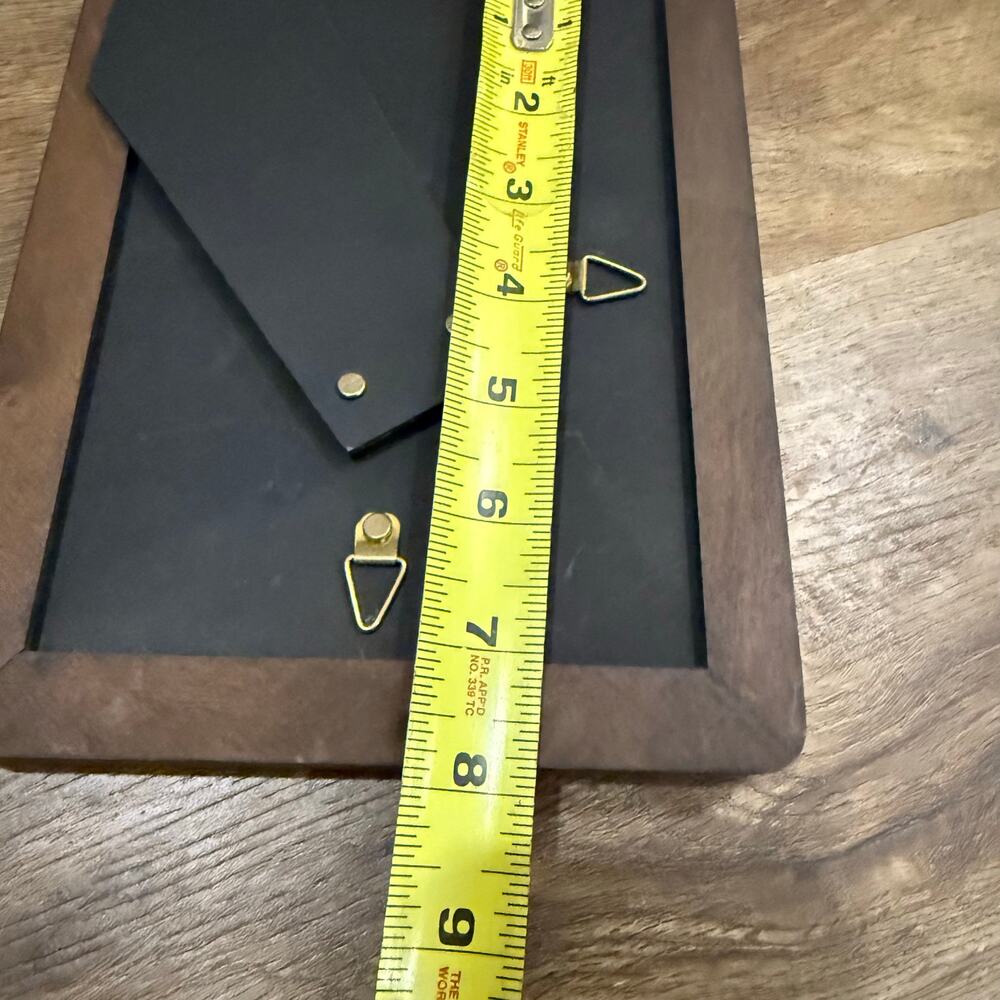 VINTAGE Picture Photo Frame 5x7” Solid Wood Ornate Standing - Picture 3 of 3